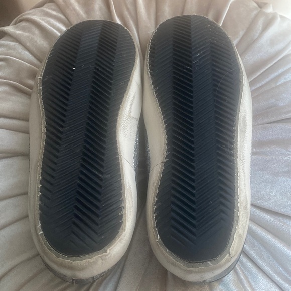 Golden Goose Silver Metallic Sneakers Pink Star EUC size 8 - Picture 8 of 9